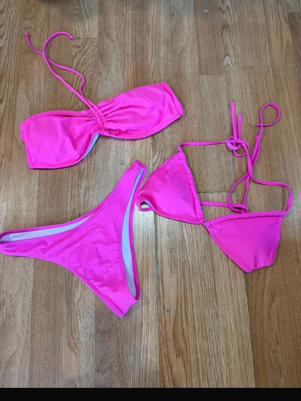 Girls Hot Pink Bikini Set - Kids Swim